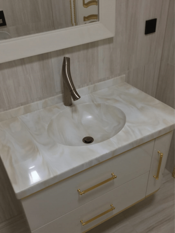 AKRİLİK DESENLİ LAVABO - Görsel 2