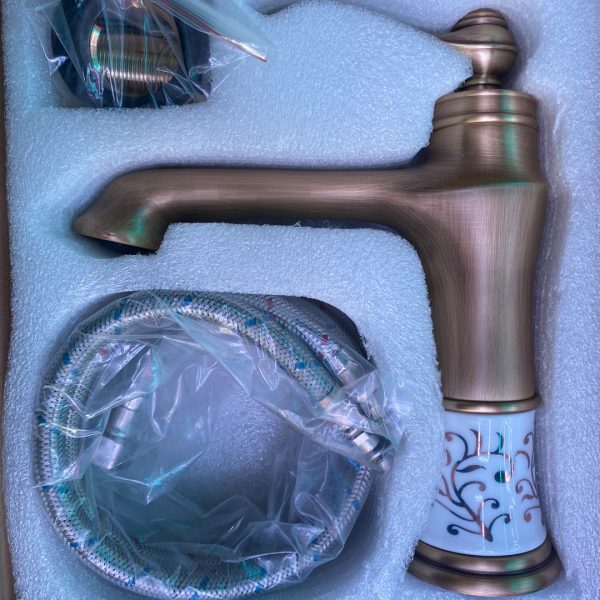 Seramik Antik Lavabo Bataryası - Görsel 6