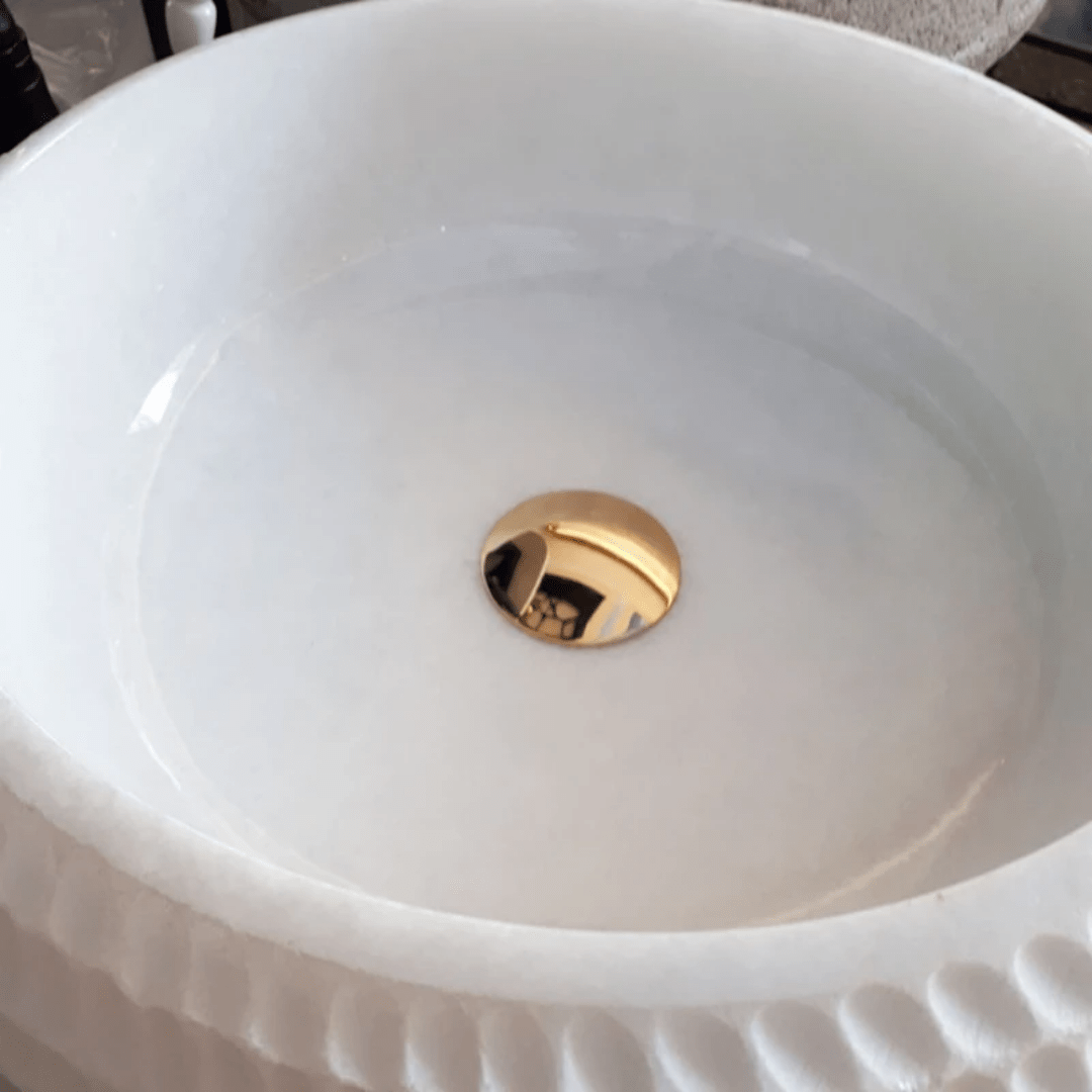 Altın Kaplama Lavabo Sifonu - Görsel 3